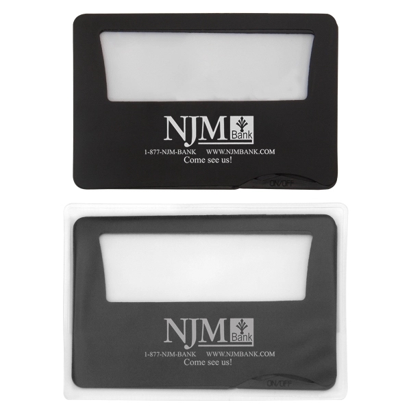 Black color option for Light Up Credit Card Magnifier