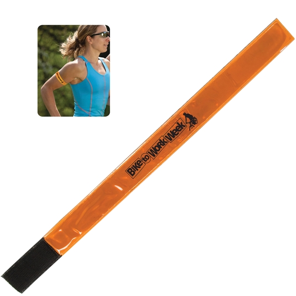 Neon Orange color option for Reflective Safety Hook And Loop Closure Band