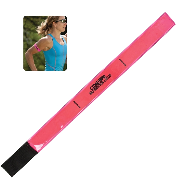 Neon Pink color option for Reflective Safety Hook And Loop Closure Band