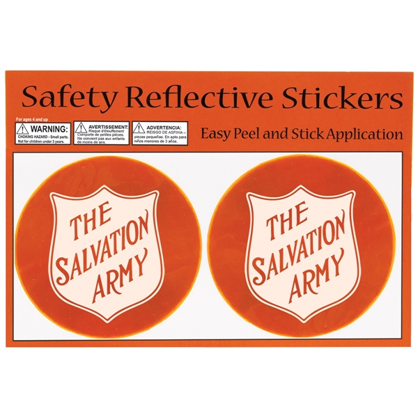 Neon Orange color option for Round Safety Reflective Stickers