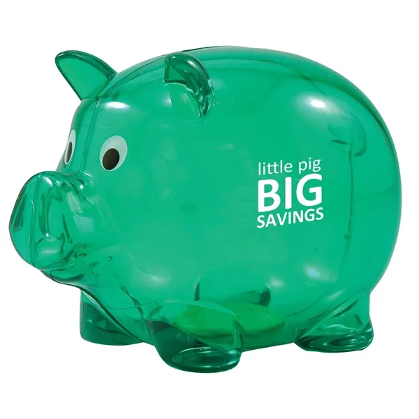 Translucent Green color option for The Promotional Piggy