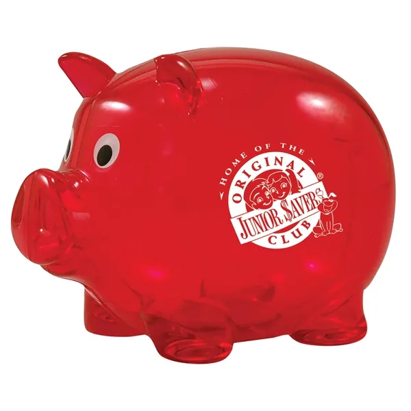 Translucent Red color option for The Promotional Piggy