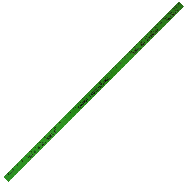 Green color option for Enamel Finish Yardsticks