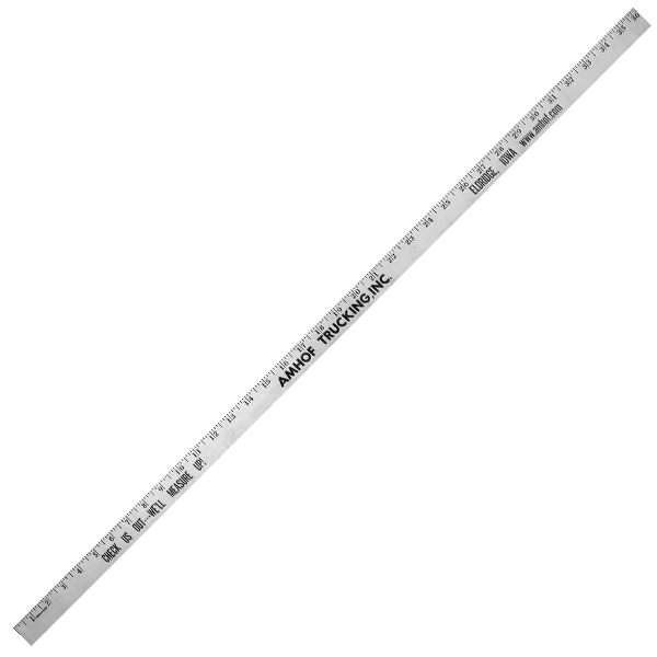 Silver color option for Enamel Finish Yardsticks