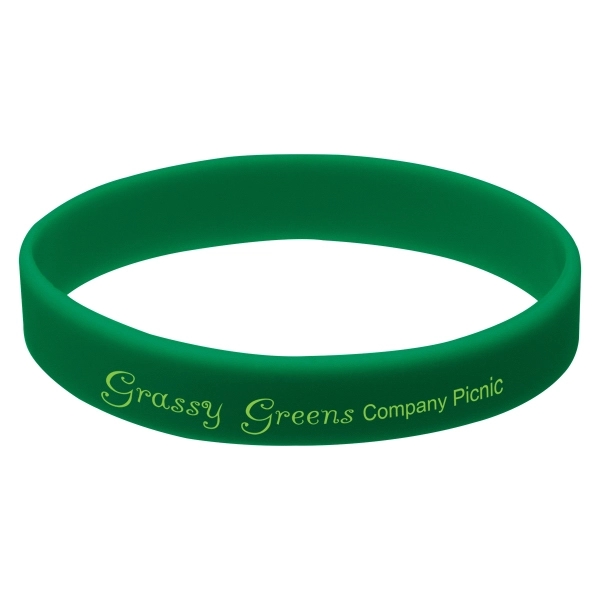 Green color option for Quick Turn Pad Printed Wristband