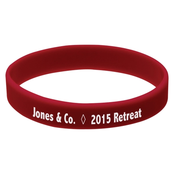 Maroon color option for Quick Turn Pad Printed Wristband