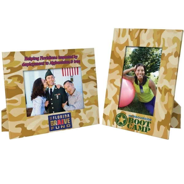 Camouflage Brown color option for Camouflage Paper Easel Frame