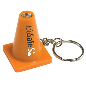 Photo of Light Up Safety Cone Keytag