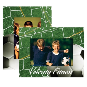Photo of Soccer Paper Easel Frame
