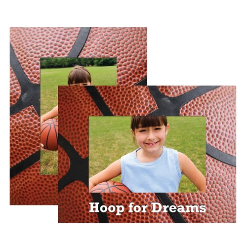 Main photo of Basketball Paper Easel Frame