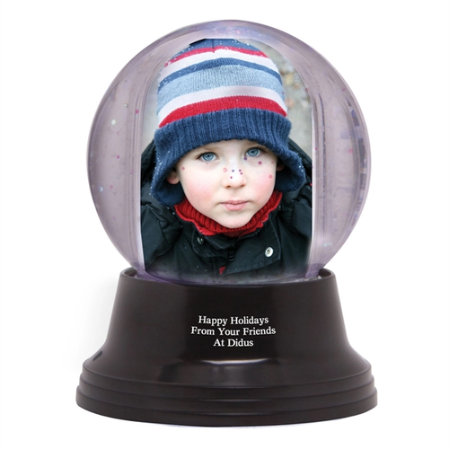 Main photo of Small Light Up Snow Globe