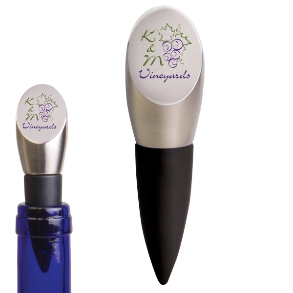 Silver color option for Metal Wine Stopper