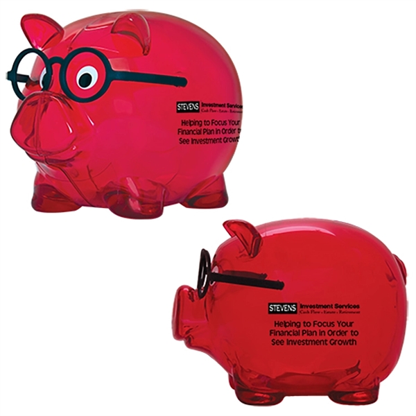 Translucent Red color option for Smart Saver Piggy Bank