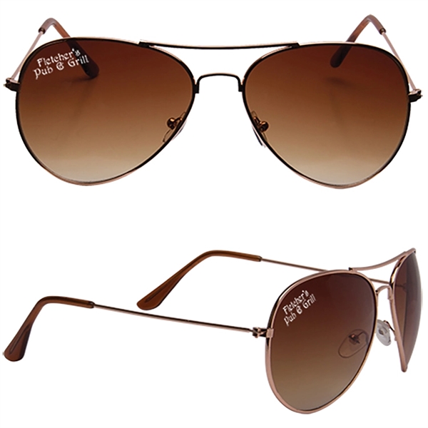 Gold color option for Aviator Sunglasses