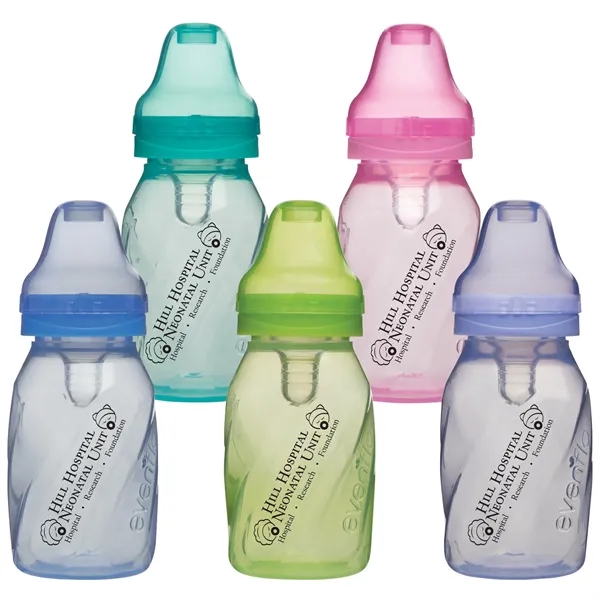Assorted color option for 4 Oz Assorted Color Evenflo Baby Bottles