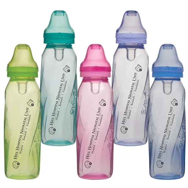 Assorted color option for 8 Oz Assorted Color Evenflo Baby Bottles