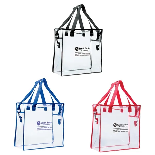 Clear-Red color option for Clear Stadium Bag