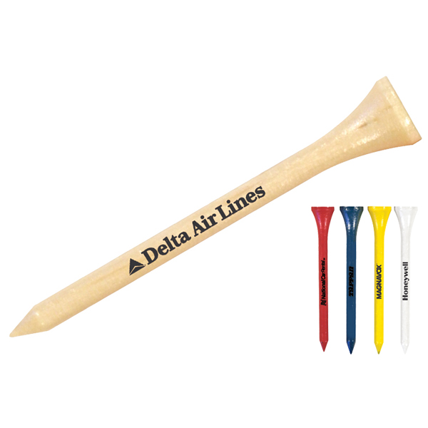 Clear Lacquer color option for Golf Tees