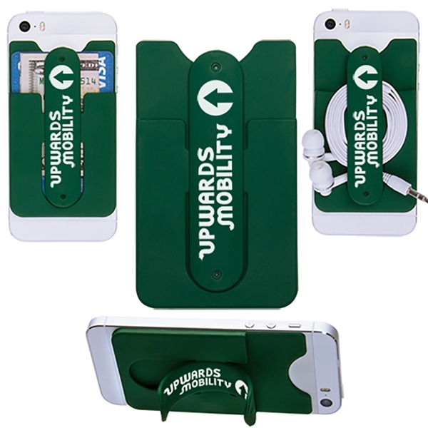 Green color option for 3 In 1 Cell Phone Card Holder