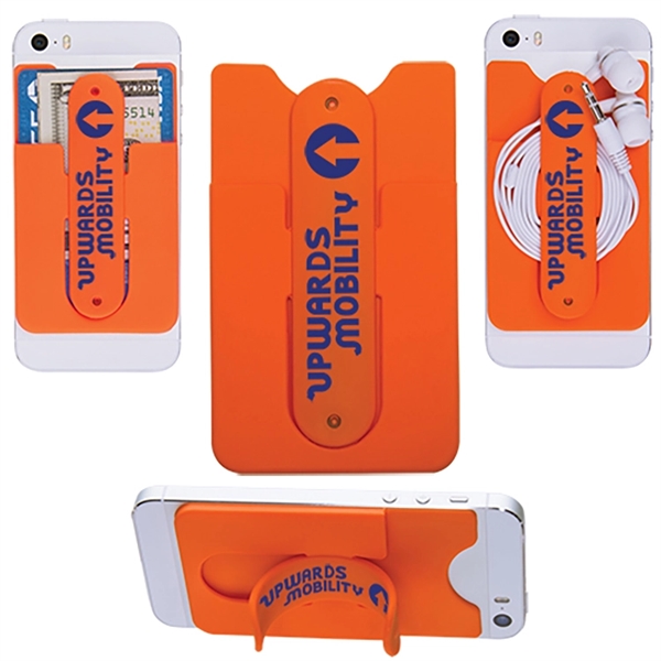 Orange color option for 3 In 1 Cell Phone Card Holder