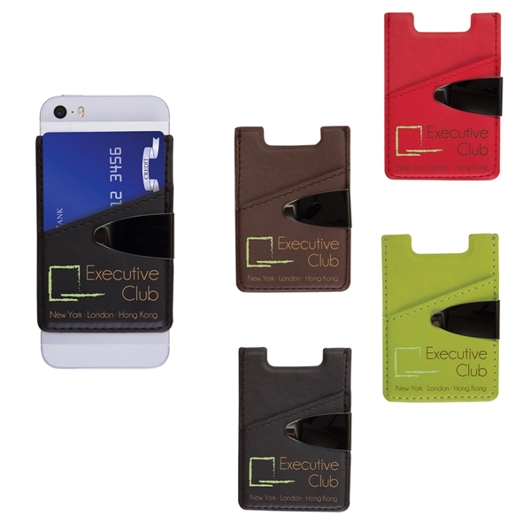 Brown color option for Deluxe Cell Phone Card Holder