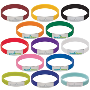 Photo of Silicone Bracelet With Metal Accent