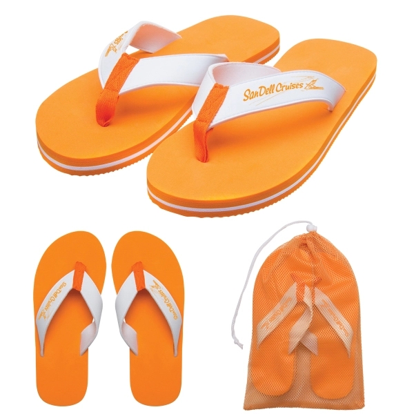 Orange color option for Deluxe Flip Flops