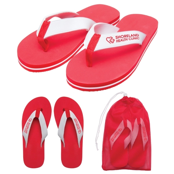 Red color option for Deluxe Flip Flops