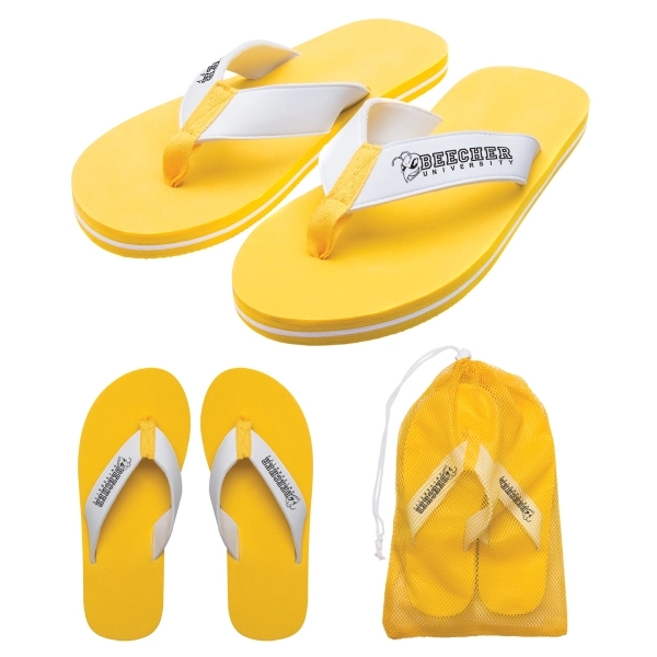 Yellow color option for Deluxe Flip Flops