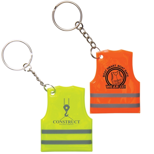 Main photo of Reflective Safety Vest Keytag