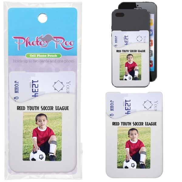 White color option for Photo Roo Cell Phone Pouch