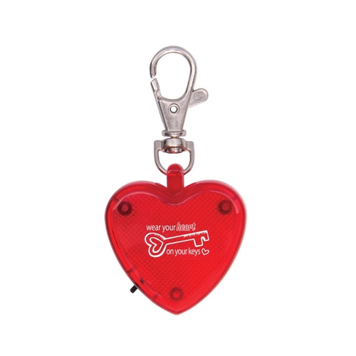Main photo of Light Up Heart Strobe Clip