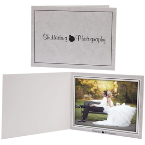 Photo of 7 X 5 Gray Marble Photo Folder