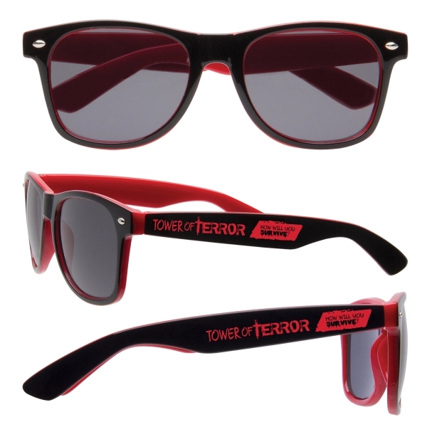 Red color option for Two Toned Sunglasses