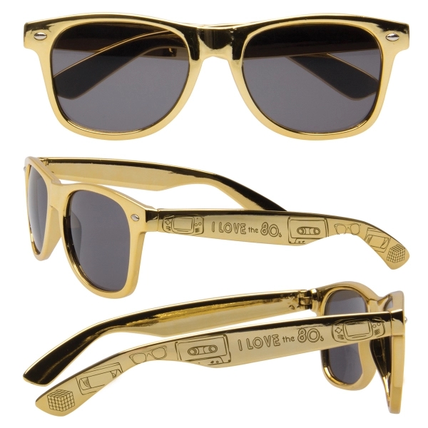 Gold color option for Metallic Sunglasses