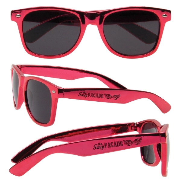 Red color option for Metallic Sunglasses