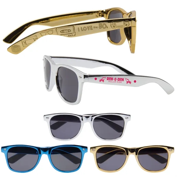 Silver color option for Metallic Sunglasses