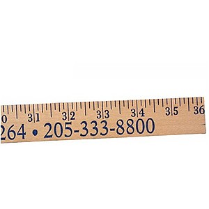 Photo of Heavy Duty Yardsticks  Clear Lacquer Finish
