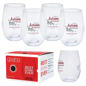 Photo of Dishwasher Safe Govino®16oz Wine Glass 4 Pack