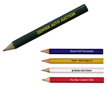 Dk Green color option for Hex Golf Pencils