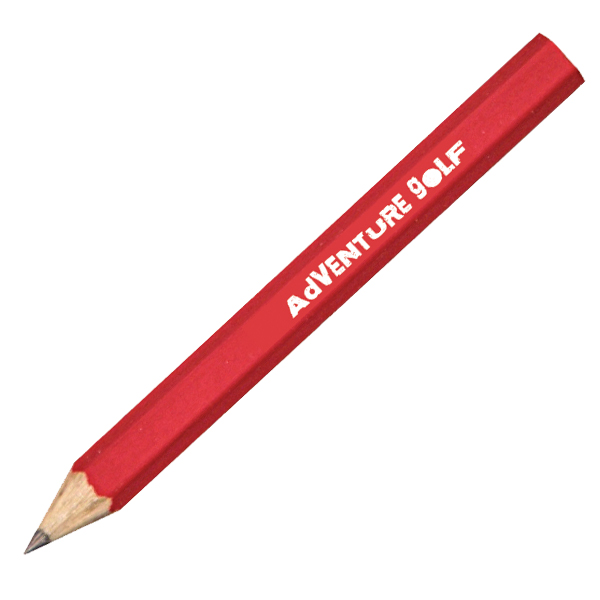 Red color option for Hex Golf Pencils
