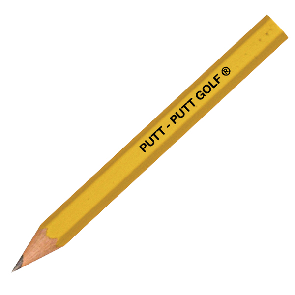 Yellow color option for Hex Golf Pencils