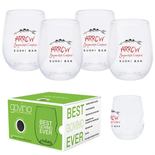 Main photo of Dishwasher Safe Govino®12oz Wine/Cocktail Glass 4 Pack