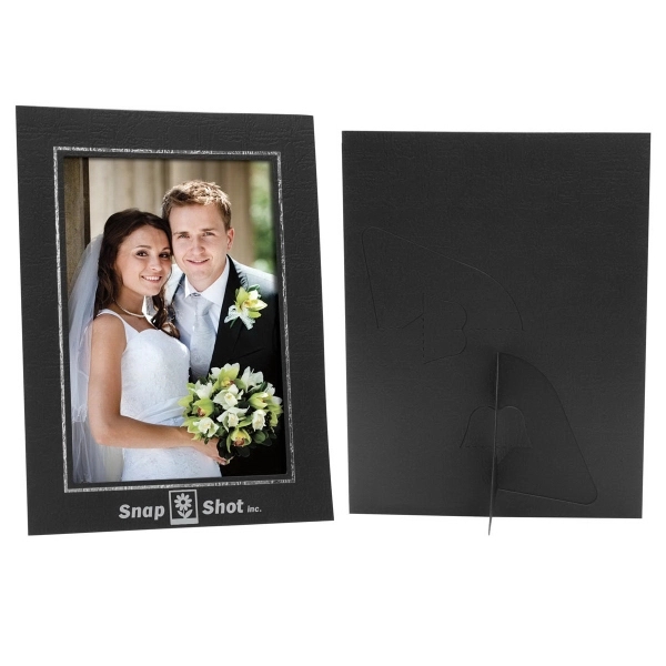 Black-Silver color option for 5 X 7 Easel Cardboard Picture Frame