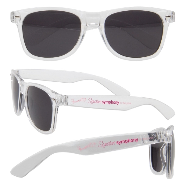 Clear color option for Translucent Sunglasses