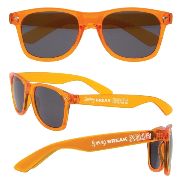 Orange color option for Translucent Sunglasses