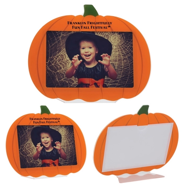 Orange color option for Pumpkin Photo Frame