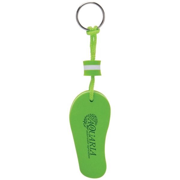 Green color option for Floating Flip Flop Keytag