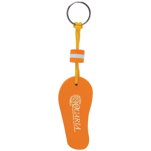 Orange color option for Floating Flip Flop Keytag