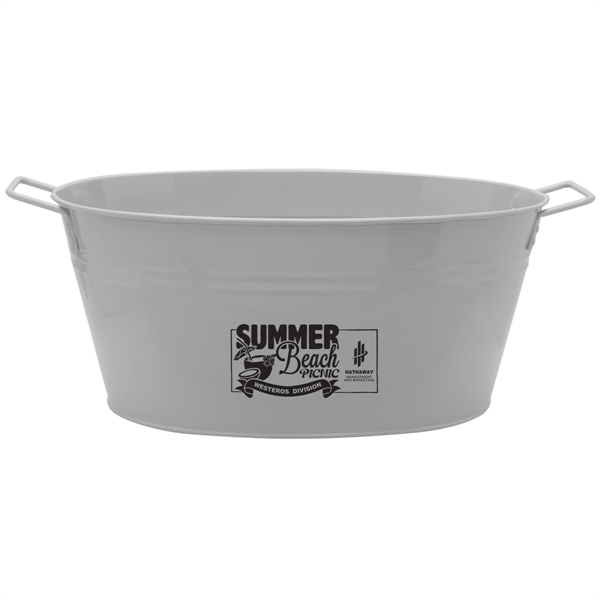 White color option for 15 Qt Galvanized Metal Tub
